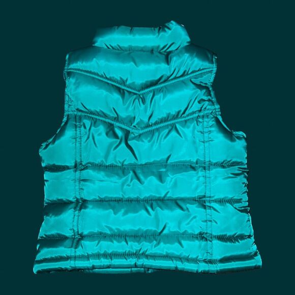Old Navy Puffer Vest Deer Logo Size X Small - Picture 4 of 6